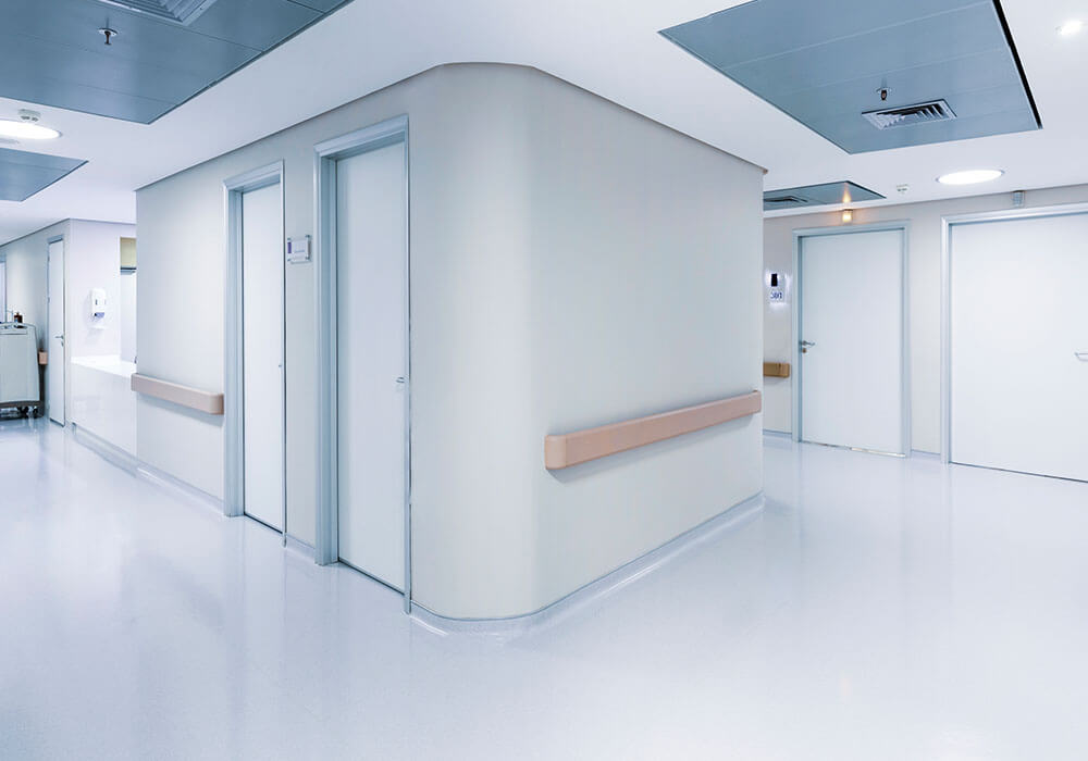 Hospital wall protection system