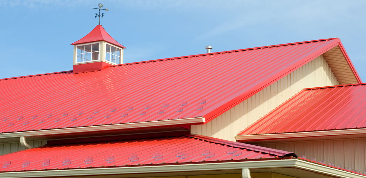 commercial metal roofing installed in New York